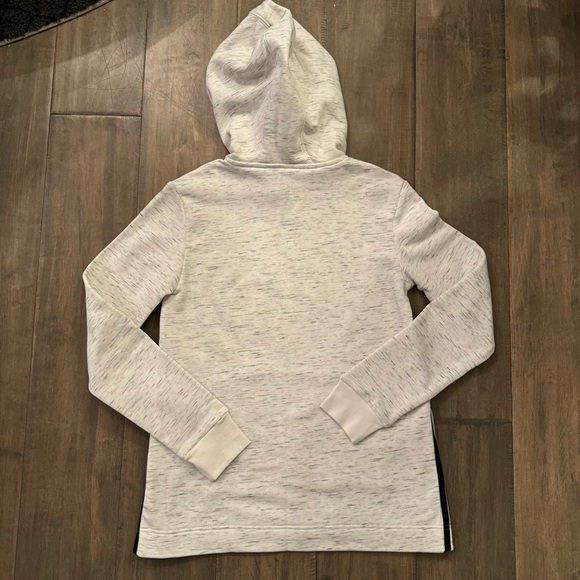 NWT Adidas white / heather gray hoodie - size small - Picture 3 of 6
